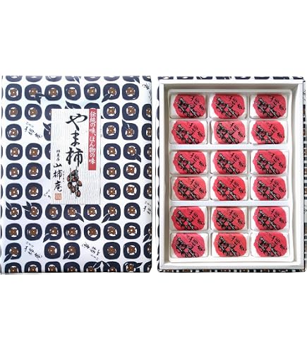 Amazon.co.jp: [國和産業] 菓子 山柿庵 やま柿 12個 : 食品・飲料・お酒